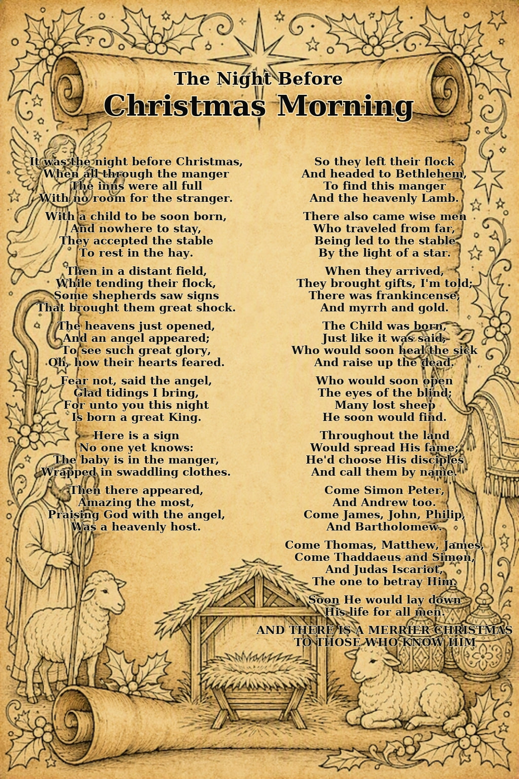 Night Before Christmas Morning